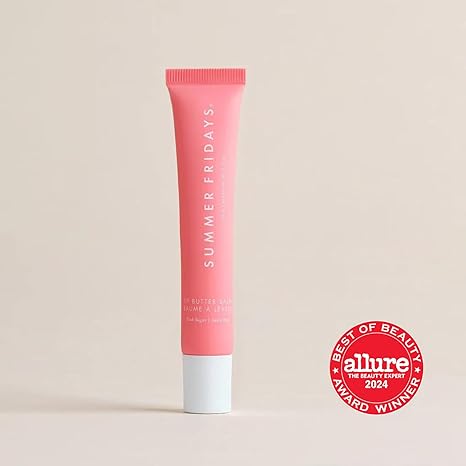 Summer Fridays Tinted Lip Butter Balm - Conditioning Vegan Lip Balm for Instant Moisture, Shine & Hydration - Sheer-Tinted, Soothing Skincare