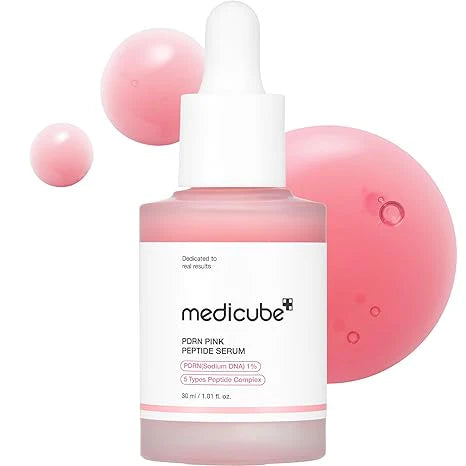 Medicube Salmon DNA PDRN Pink Peptide Serum, Pink glow serum, Peptide, Niacinamide, Hydrating & Moisturizing & Firming, Uneven Skin Tone, Korean Skincare