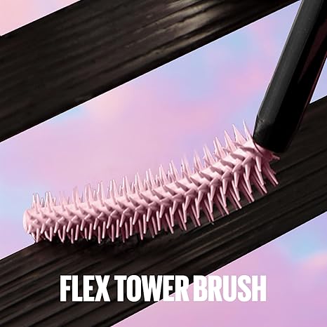 Maybelline Lash Sensational Sky High Washable Mascara Makeup, Volumizing, Lengthening, Defining, Curling, Multiplying, Buildable Formula, Blackest Black