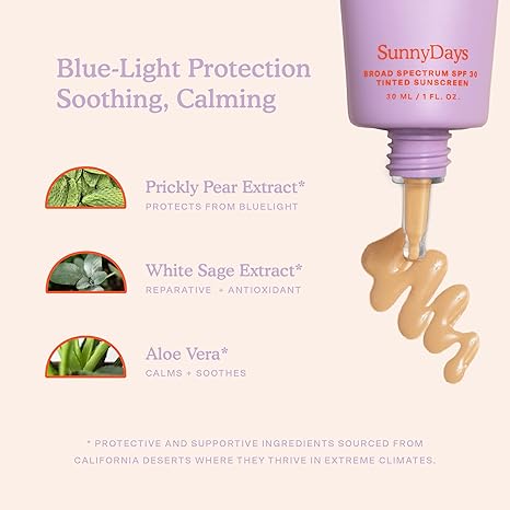 Tower 28 Beauty SunnyDays SPF 30 Tinted Mineral Sunscreen - For Sensitive Skin - 2-in-1 Facial Broad Spectrum UVA/UVB Protection + Foundation - Shade 15 MELROSE