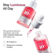 ANUA Niacinamide 10 + TXA 4 Serum, Hyaluronic Acid, Tranexamic acid, Vitamin B12, Facial Serum for Glass Skin, Clarifying, Radiant Complexion with Natural Color