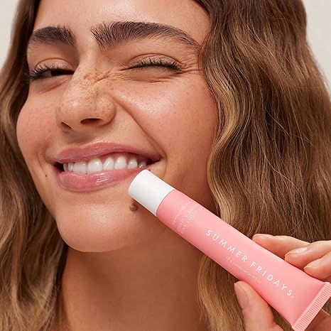 Summer Fridays Tinted Lip Butter Balm - Conditioning Vegan Lip Balm for Instant Moisture, Shine & Hydration - Sheer-Tinted, Soothing Skincare